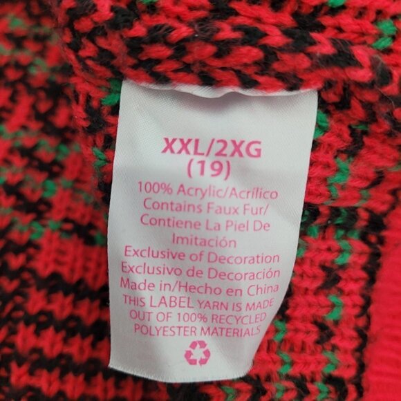 No Boundaries Santa's Bestie Ugly Christmas Sweater - Picture 11 of 12